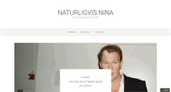 Desktop Screenshot of naturligvisnina.dk